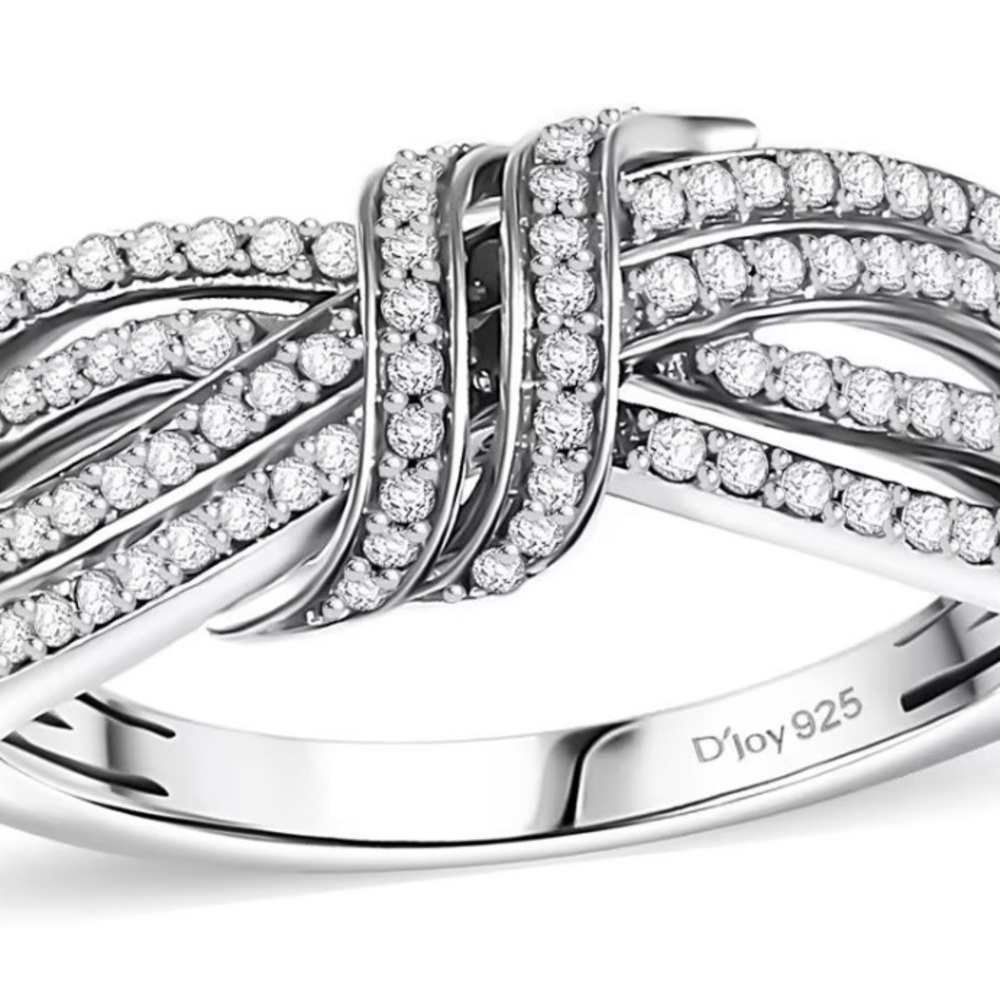 White Diamond 0.50 ctw Ring in Sterling Silver